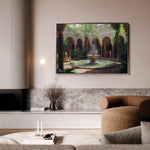 Orientalist 124 Canvas Art 18" x 24" / 45 x 60 cm / Black