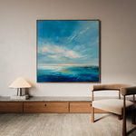 Abstract 1240 Canvas Art 60 x 60 cm / Black
