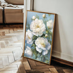 Floral 1240 Canvas Art 18" x 24" / 45 x 60 cm / Black
