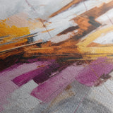Abstract 1245 Canvas Art 16" x 16" / 40 x 40 cm / Black