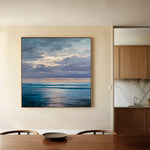 Abstract 1248 Canvas Art 16" x 16" / 40 x 40 cm / Black