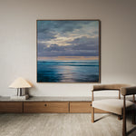 Abstract 1248 Canvas Art 16" x 16" / 40 x 40 cm / Black