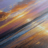 Abstract 1249 Canvas Art 16" x 16" / 40 x 40 cm / Black