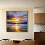 Abstract 1249 Canvas Art 60 x 60 cm / Black
