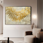 Abstract 125 Canvas Art 18" x 24" / 45 x 60 cm / Black