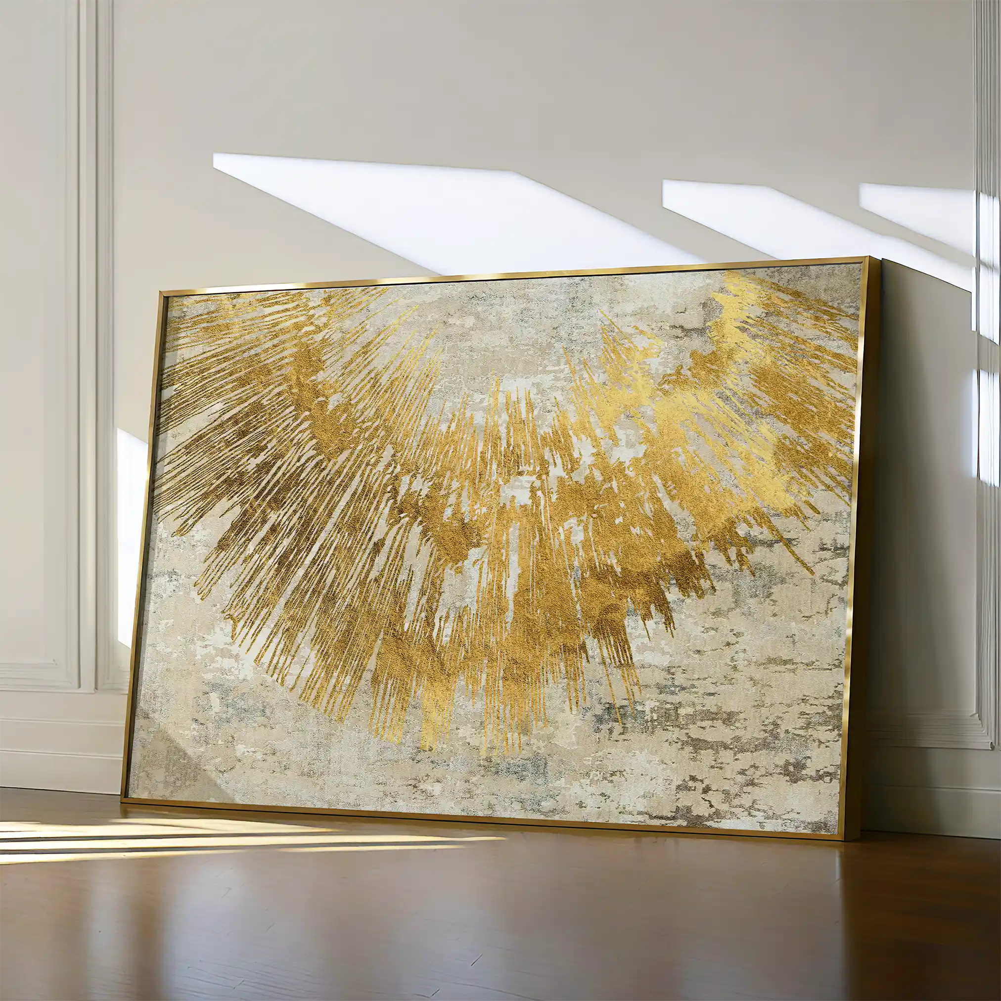 Abstract 125 Canvas Art 60 x 40 cm / Black