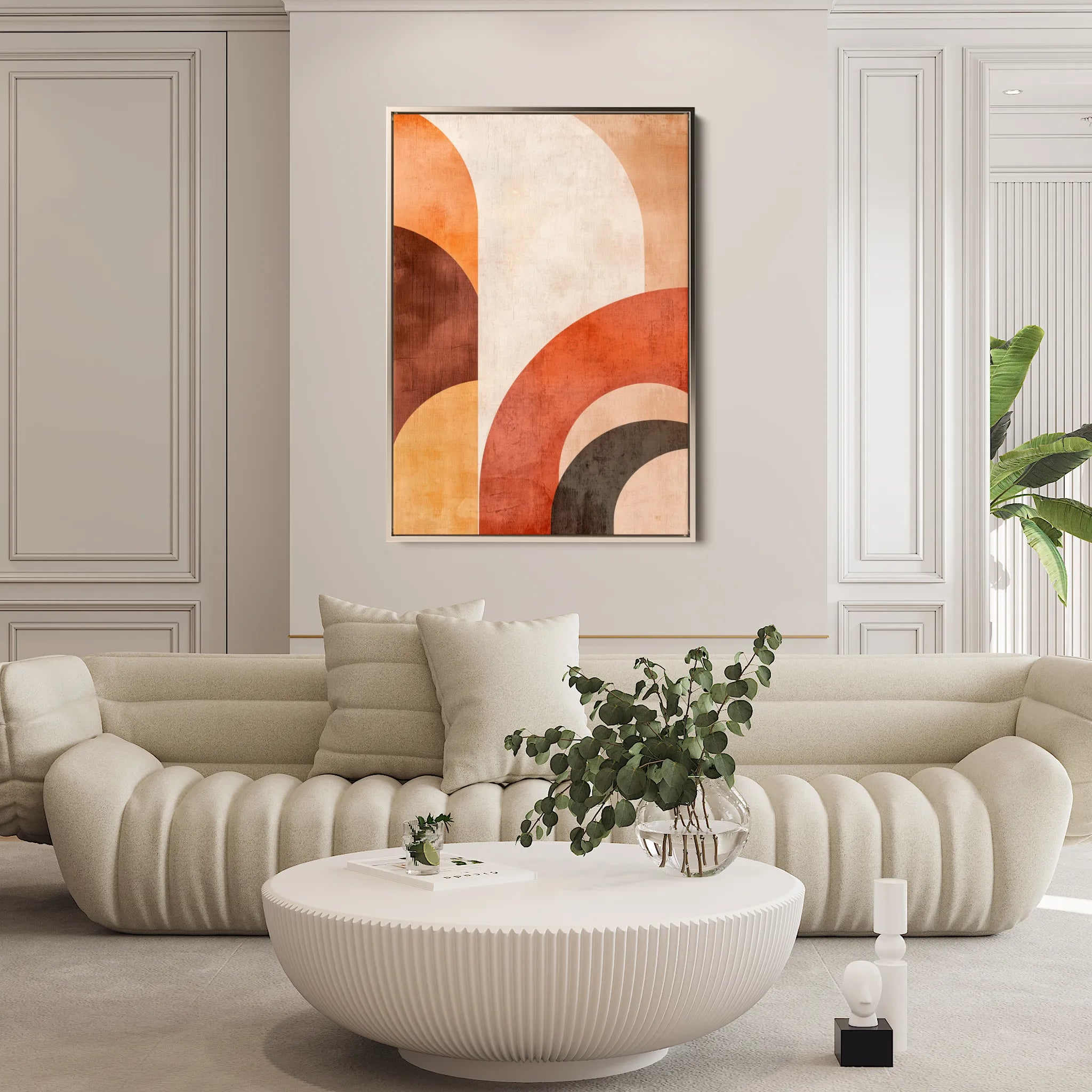 Boho 125 Canvas Art 18" x 24" / 45 x 60 cm / Black