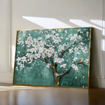 Floral 125 Canvas Art 60 x 40 cm / Black