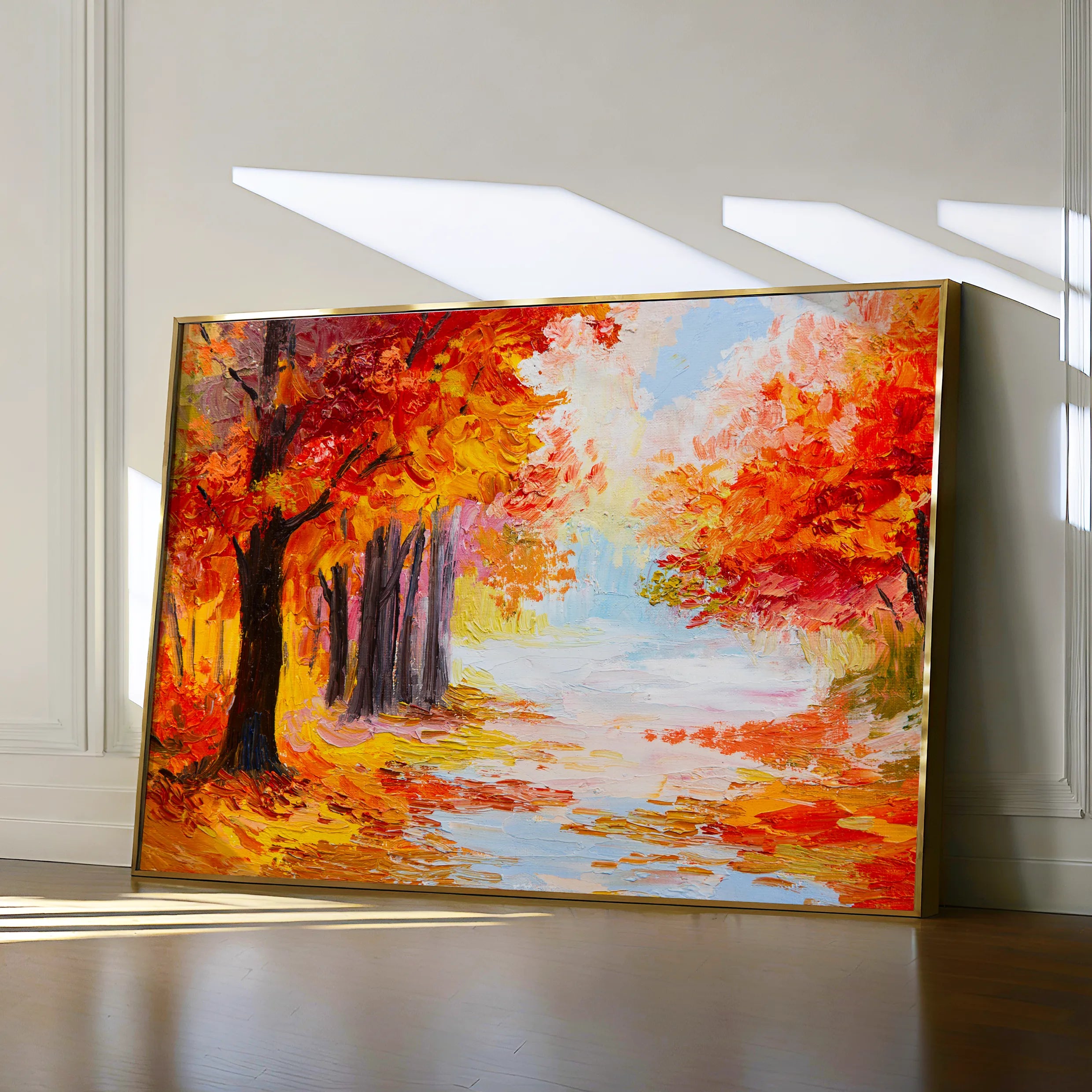 Landscape 125 Canvas Art 18" x 24" / 45 x 60 cm / Black