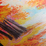 Landscape 125 Canvas Art 18" x 24" / 45 x 60 cm / Black