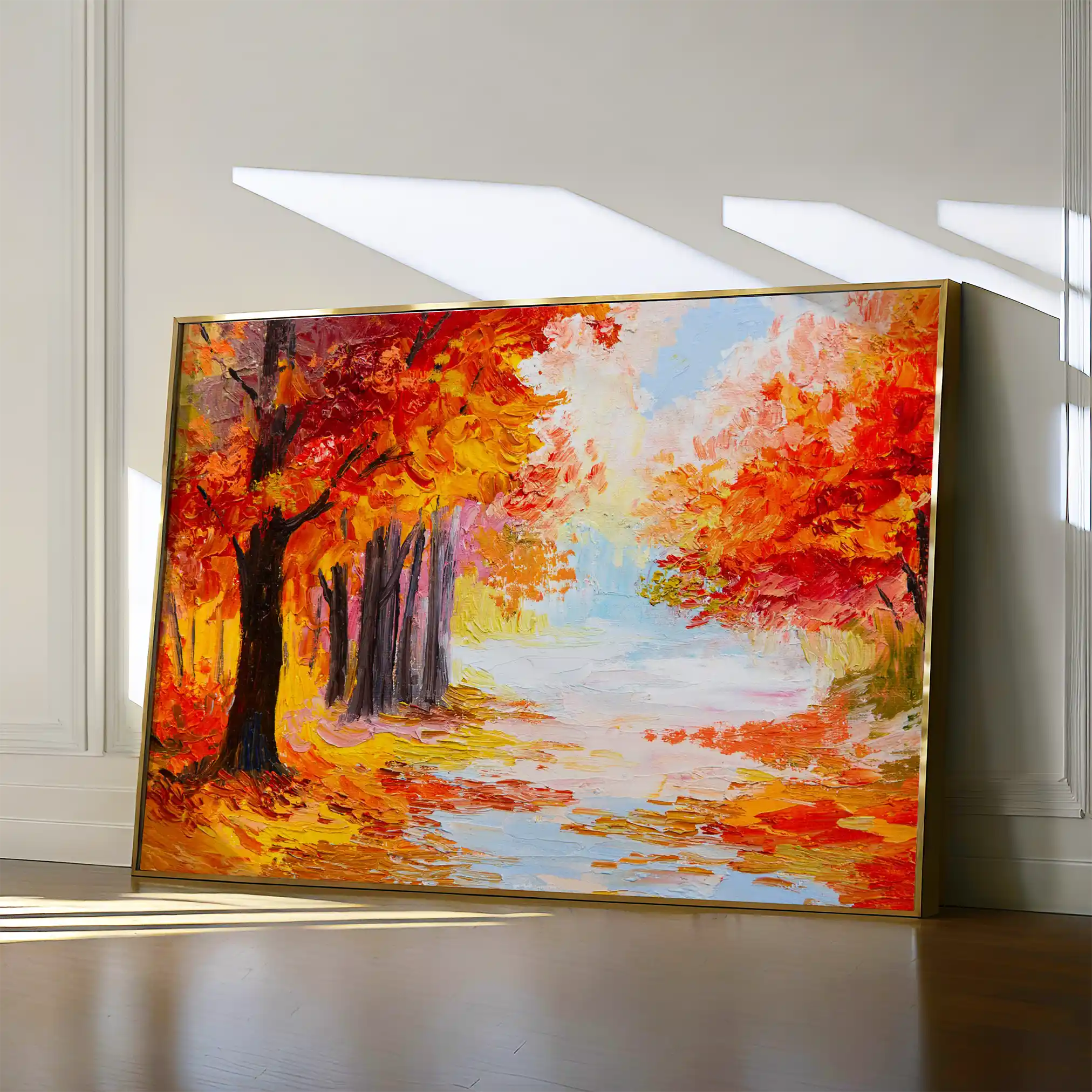 Landscape 125 Canvas Art 60 x 40 cm / Black