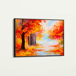 Landscape 125 Canvas Art 60 x 40 cm / Black