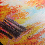 Landscape 125 Canvas Art 60 x 40 cm / Black