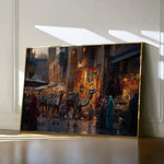 Orientalist 125 Canvas Art 18" x 24" / 45 x 60 cm / Black