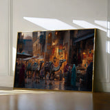 Orientalist 125 Canvas Art 18" x 24" / 45 x 60 cm / Black
