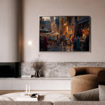 Orientalist 125 Canvas Art 18" x 24" / 45 x 60 cm / Black