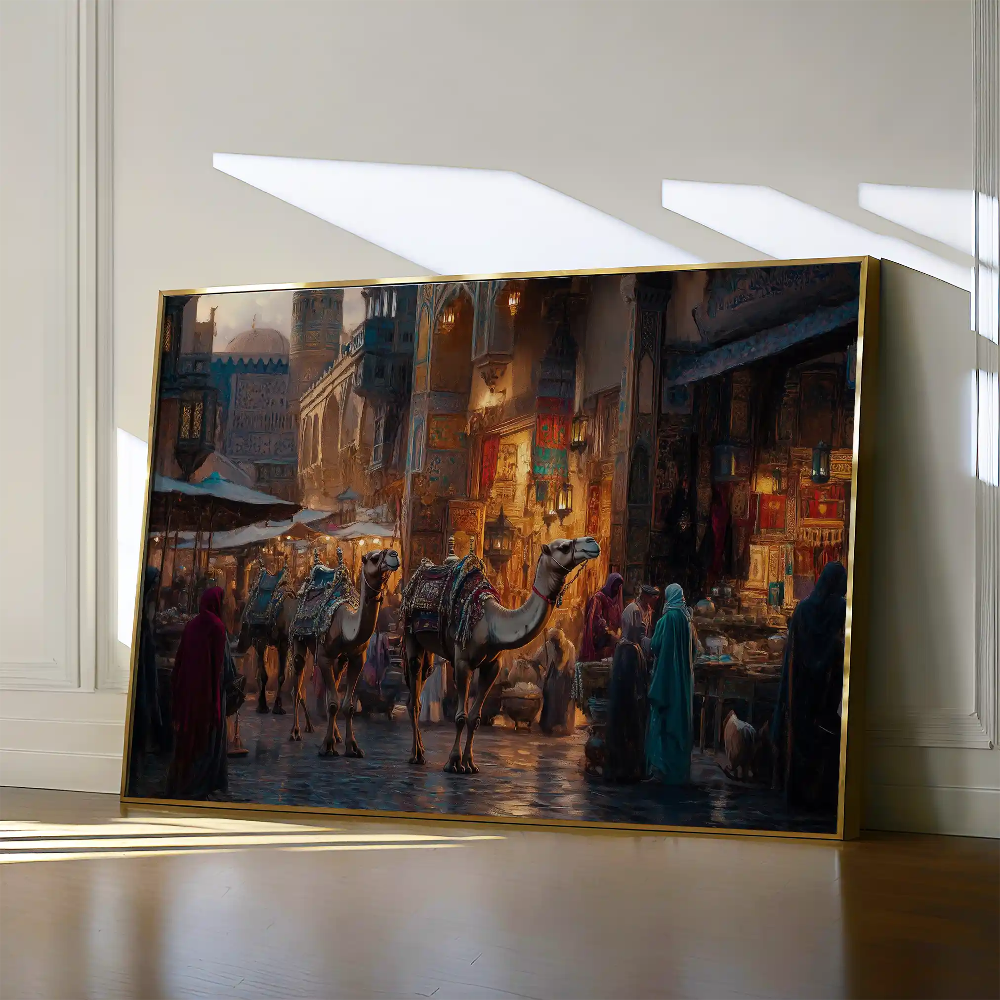 Orientalist 125 Canvas Art 60 x 40 cm / Black