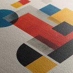 Abstract 1250 Canvas Art 16" x 16" / 40 x 40 cm / Black