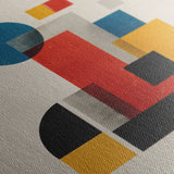 Abstract 1250 Canvas Art 16" x 16" / 40 x 40 cm / Black