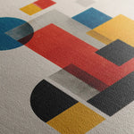 Abstract 1250 Canvas Art 60 x 60 cm / Black