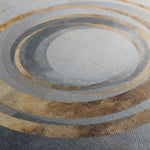 Abstract 1253 Canvas Art 16" x 16" / 40 x 40 cm / Black