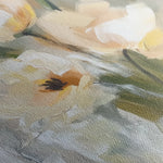 Floral 1255 Canvas Art 16" x 16" / 40 x 40 cm / Black