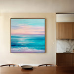 Abstract 1256 Canvas Art 16" x 16" / 40 x 40 cm / Black