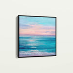 Abstract 1256 Canvas Art 16" x 16" / 40 x 40 cm / Black