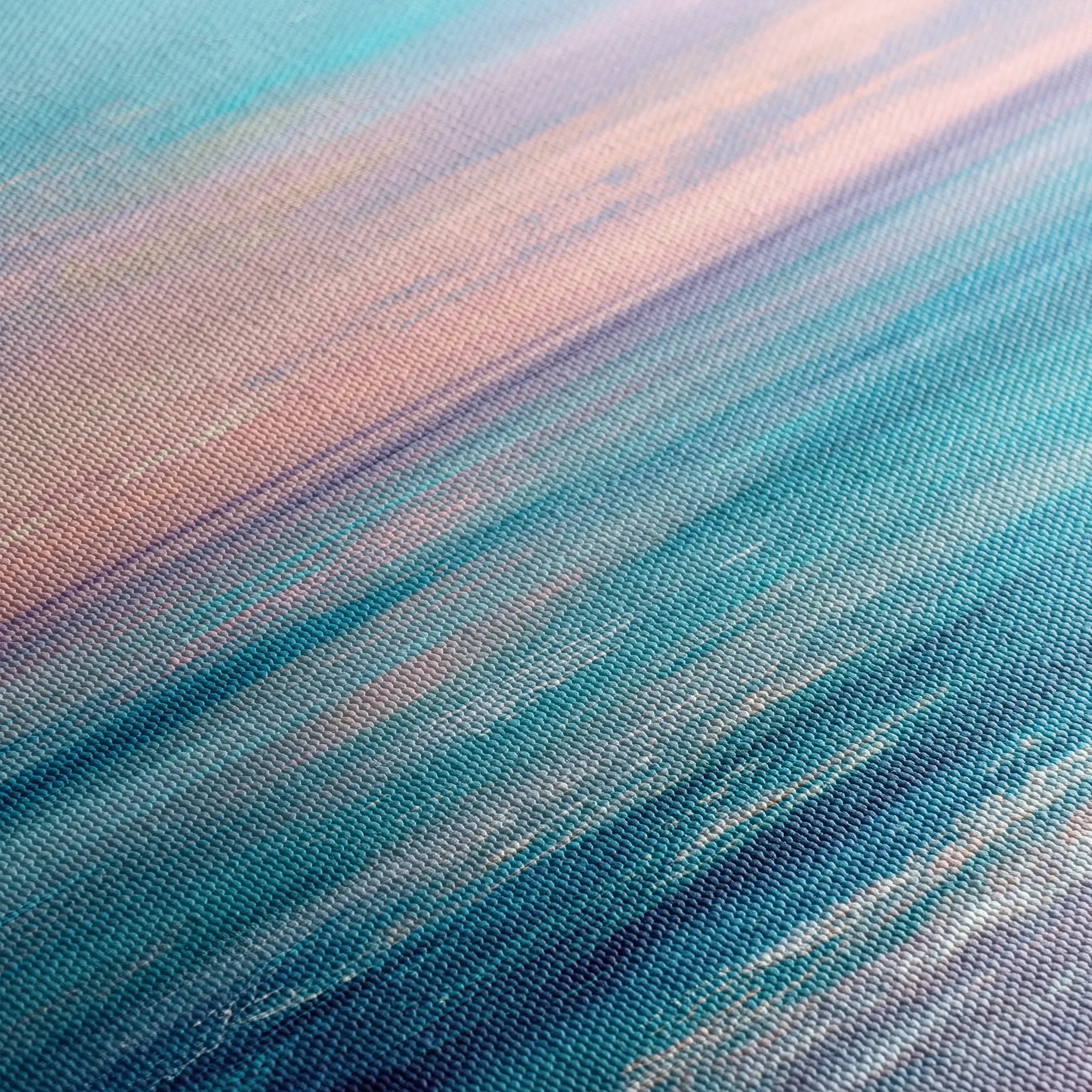 Abstract 1256 Canvas Art 16" x 16" / 40 x 40 cm / Black