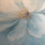 Floral 1256 Canvas Art 16" x 16" / 40 x 40 cm / Black