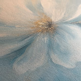 Floral 1256 Canvas Art 16" x 16" / 40 x 40 cm / Black