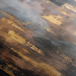 Abstract 1258 Canvas Art 16" x 16" / 40 x 40 cm / Black