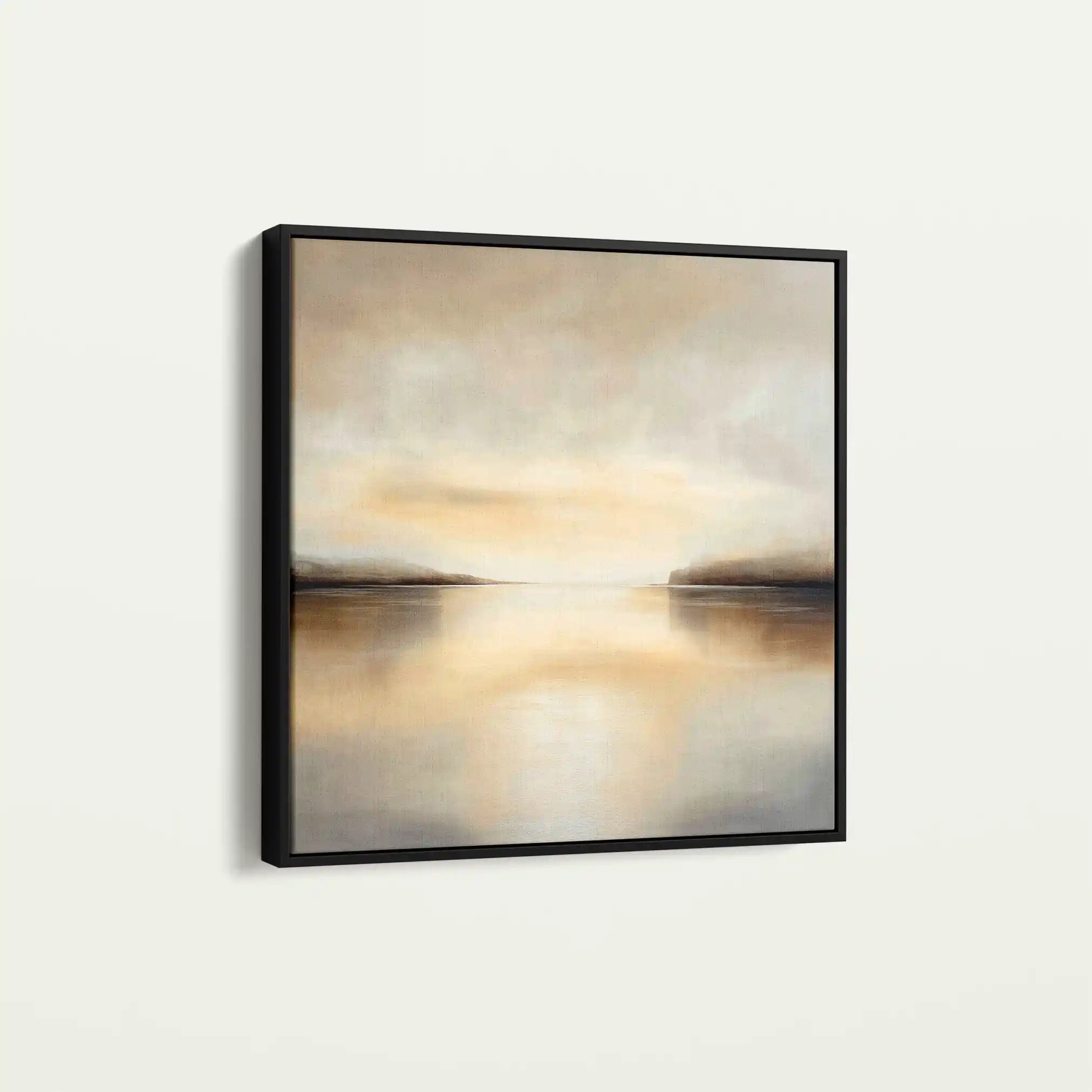 Abstract 1259 Canvas Art 60 x 60 cm / Black