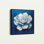 Floral 1259 Canvas Art 16" x 16" / 40 x 40 cm / Black