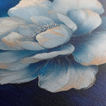 Floral 1259 Canvas Art 16" x 16" / 40 x 40 cm / Black
