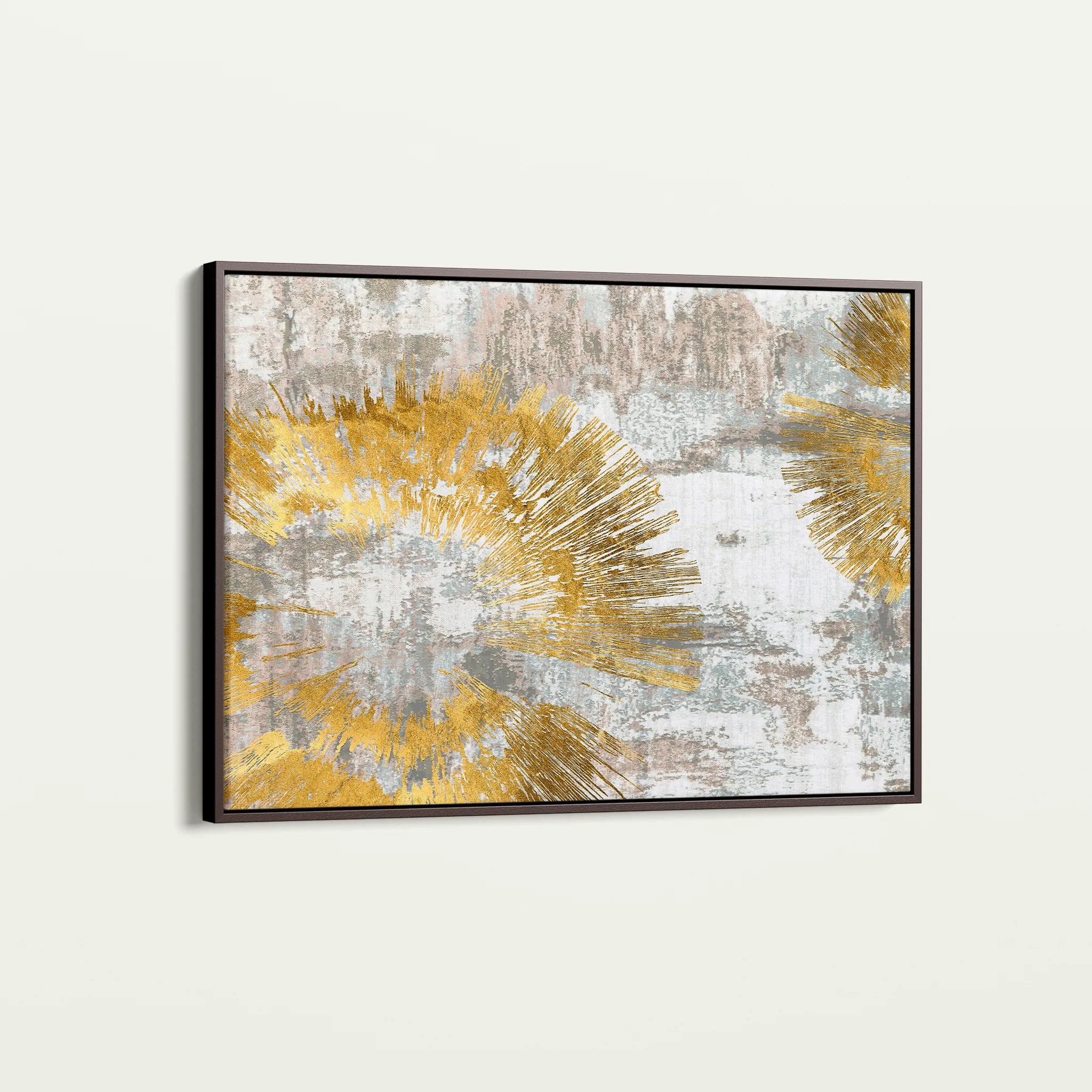Abstract 126 Canvas Art 18" x 24" / 45 x 60 cm / Black