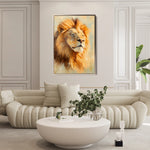 Animals 126 Canvas Art 18" x 24" / 45 x 60 cm / Black
