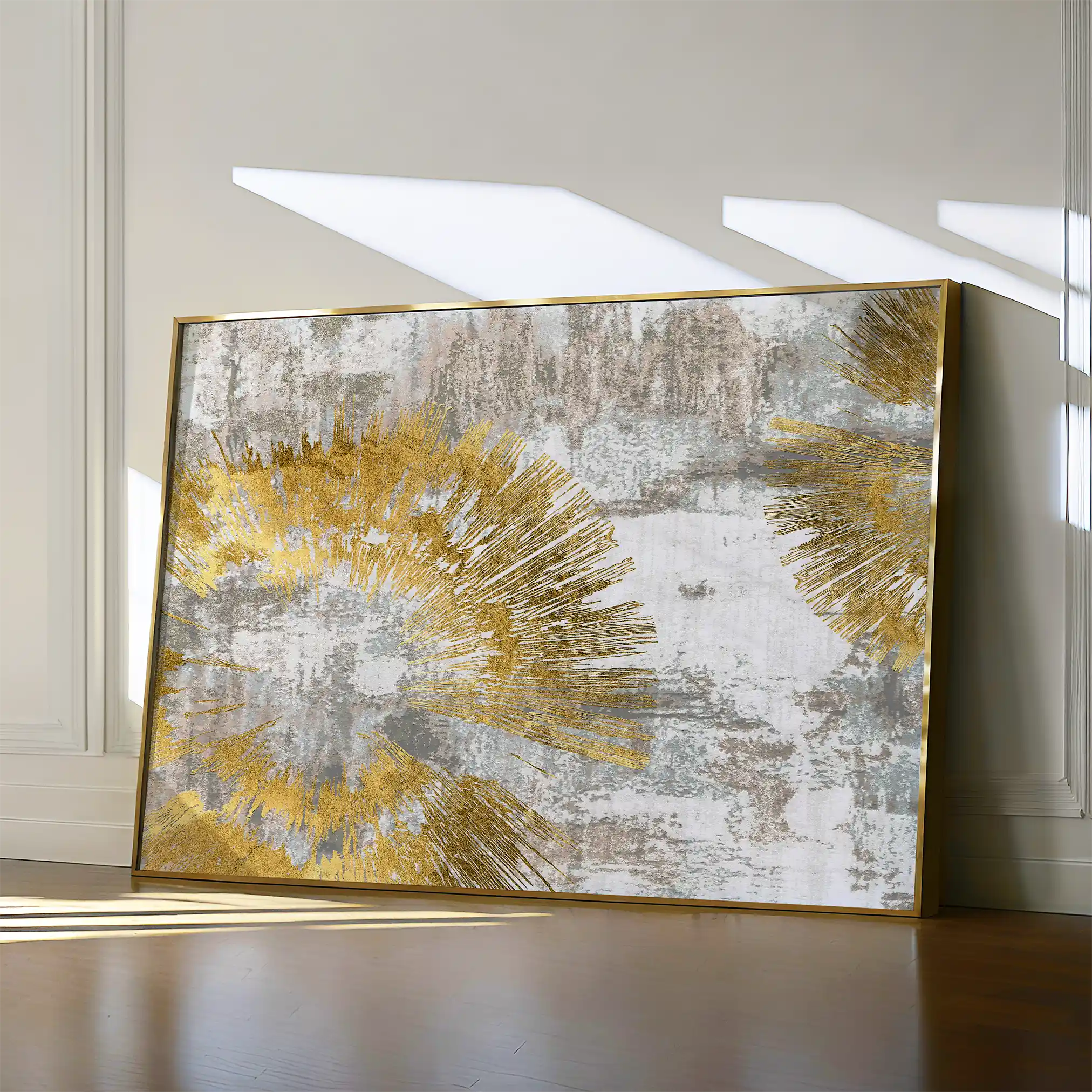Abstract 126 Canvas Art 60 x 40 cm / Black