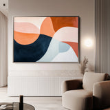 Boho 126 Canvas Art 18" x 24" / 45 x 60 cm / Black