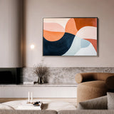 Boho 126 Canvas Art 18" x 24" / 45 x 60 cm / Black