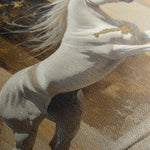 Horses 126 Canvas Art 18" x 24" / 45 x 60 cm / Black