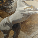 Horses 126 Canvas Art 18" x 24" / 45 x 60 cm / Black