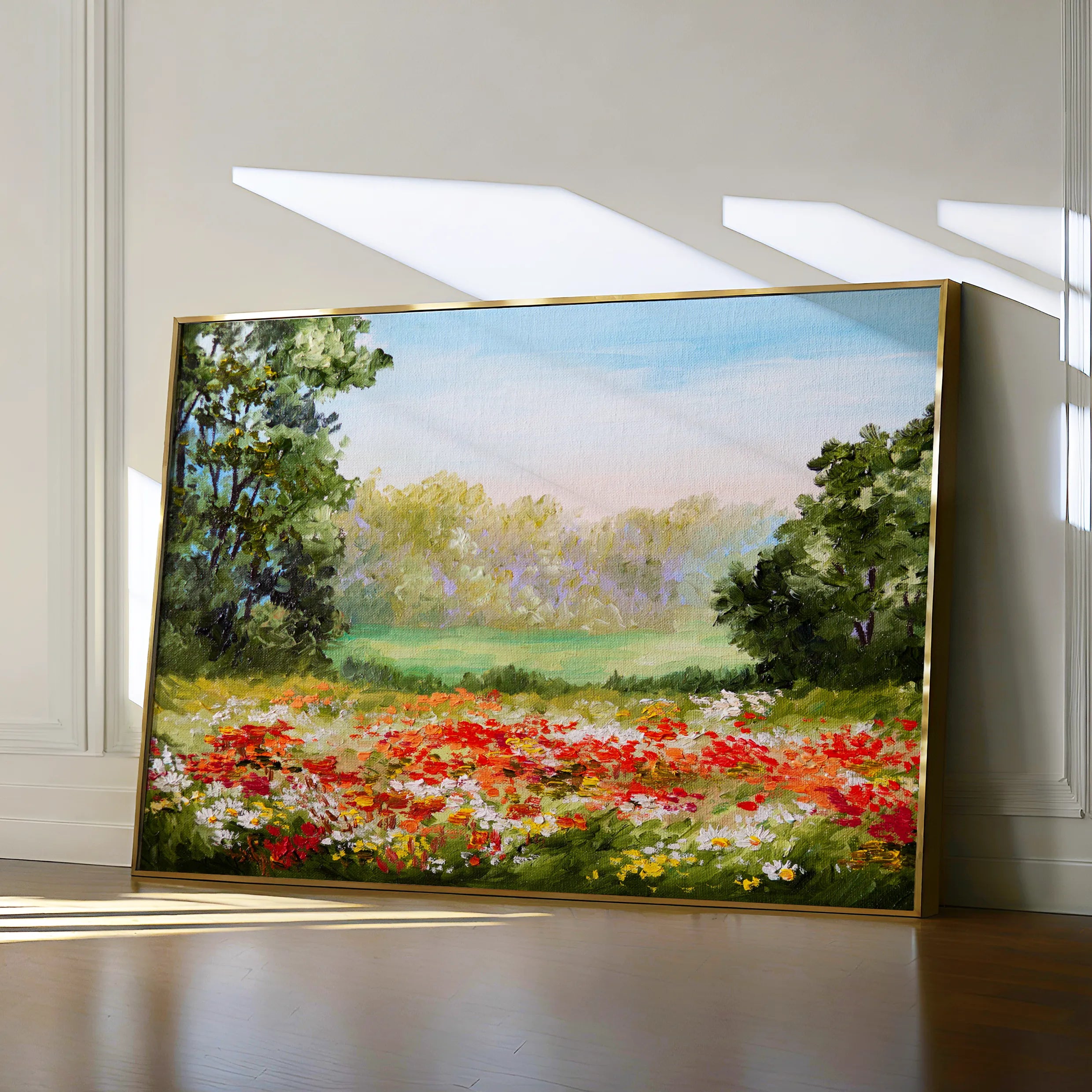 Landscape 126 Canvas Art 18" x 24" / 45 x 60 cm / Black