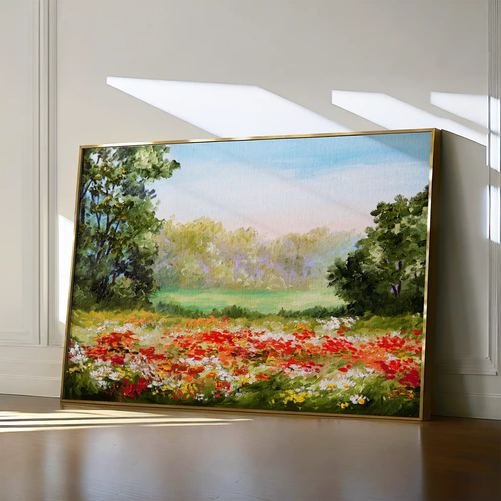 Landscape 126 Canvas Art 60 x 40 cm / Black