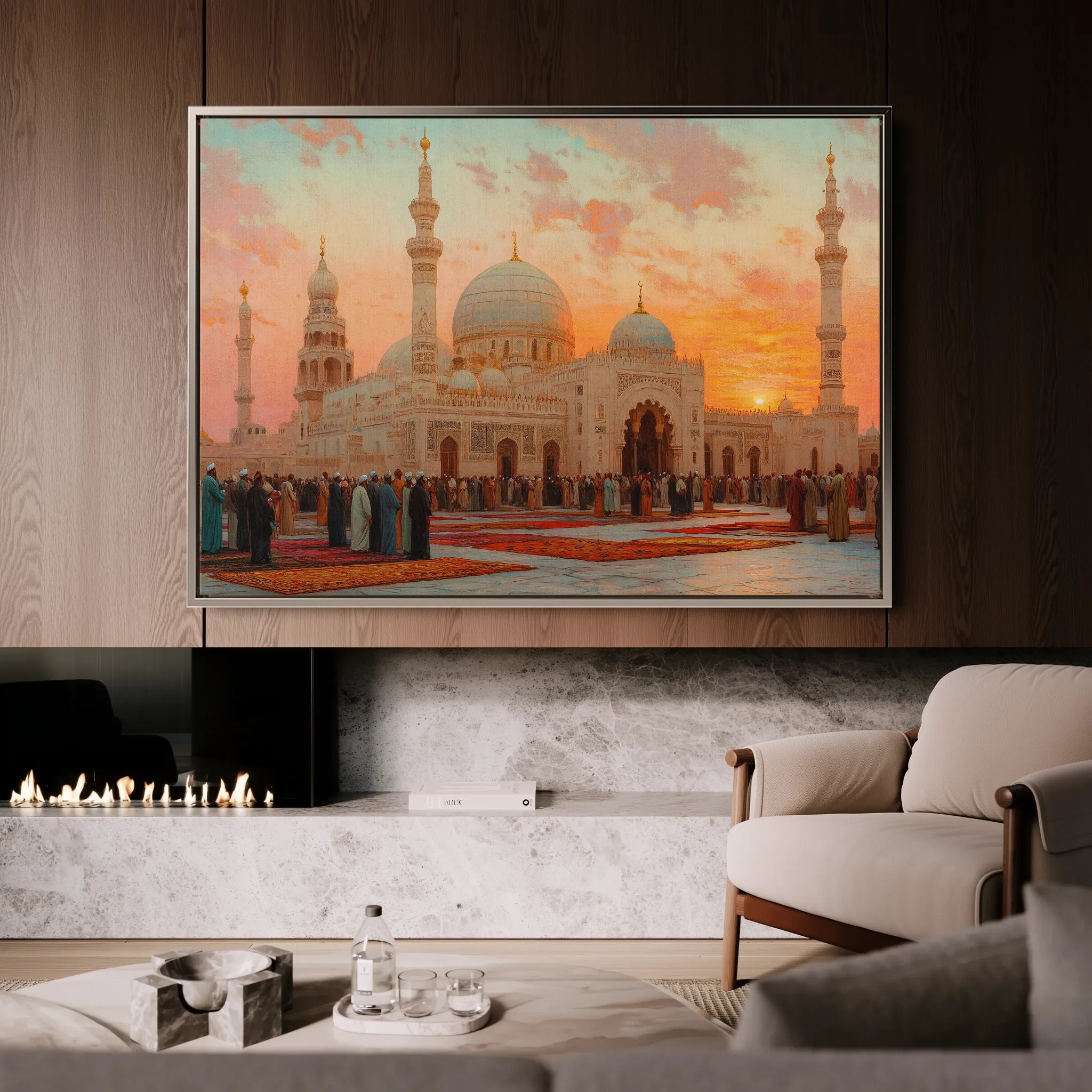 Orientalist 126 Canvas Art 18" x 24" / 45 x 60 cm / Black