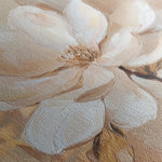 Floral 1260 Canvas Art 16" x 16" / 40 x 40 cm / Black