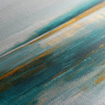 Abstract 1263 Canvas Art 16" x 16" / 40 x 40 cm / Black
