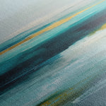 Abstract 1264 Canvas Art 16" x 16" / 40 x 40 cm / Black