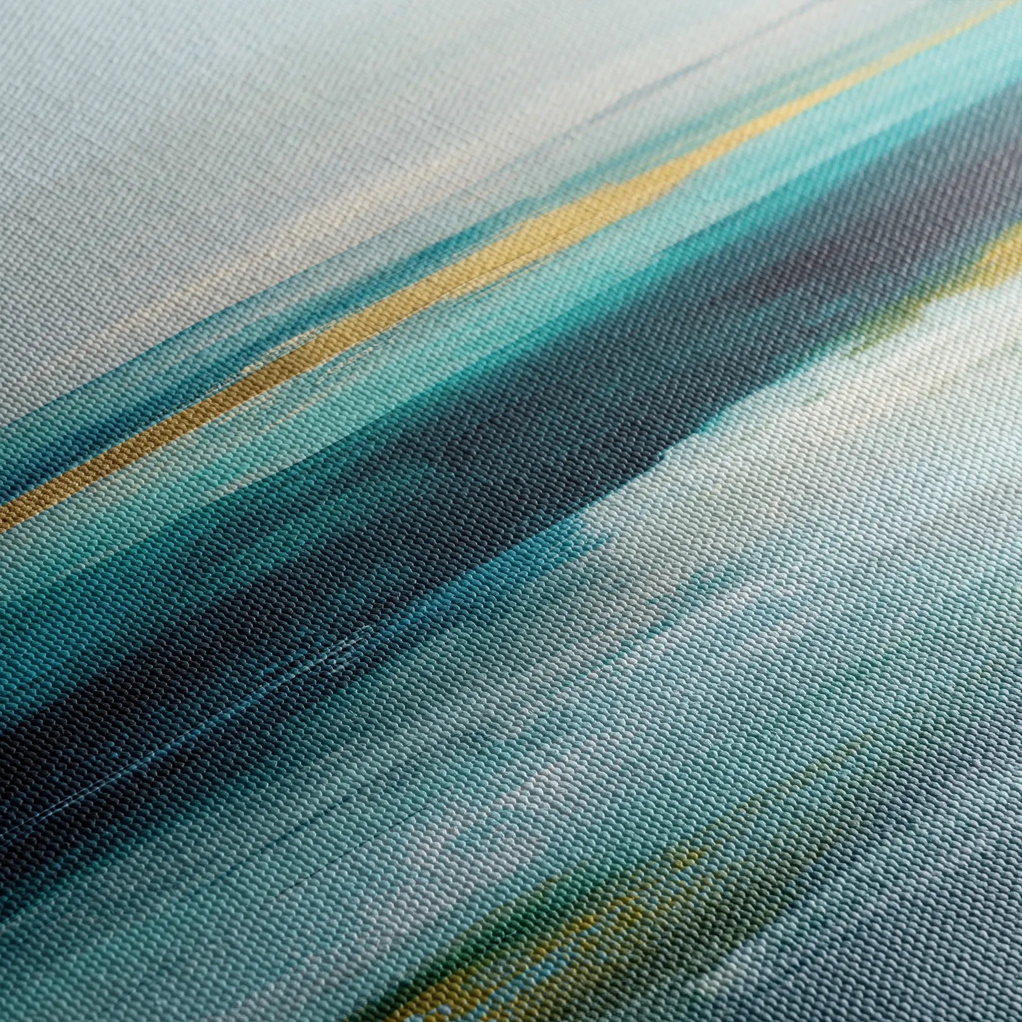 Abstract 1264 Canvas Art 16" x 16" / 40 x 40 cm / Black