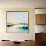 Abstract 1267 Canvas Art 60 x 60 cm / Black